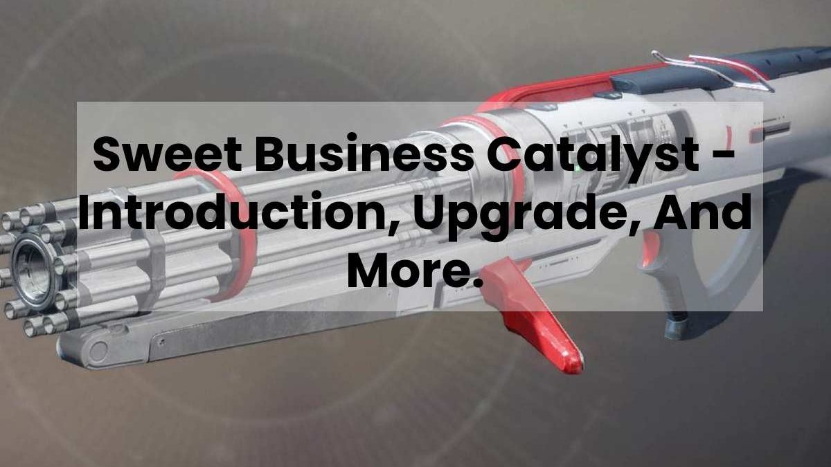 Sweet Business Catalyst – Introduction, Upgrade, And More.