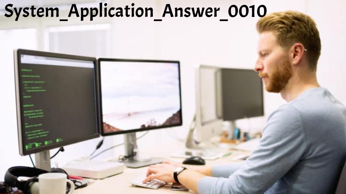 What is System_Application_Answer_0010?